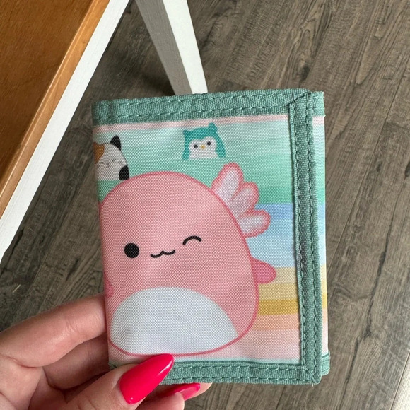 Squishmallows Handbags - Squishmallow Tri-Fold Velcro Wallet